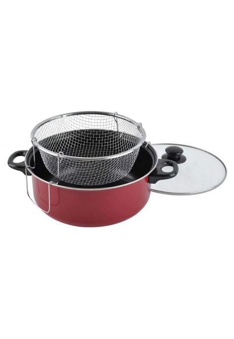 Olla Freidora Antiadherente Cocina 3 Piezas-0