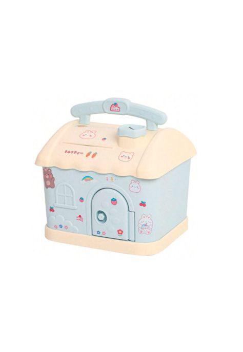 Mini Alcancía Banco Didáctico Infantil Llave-0