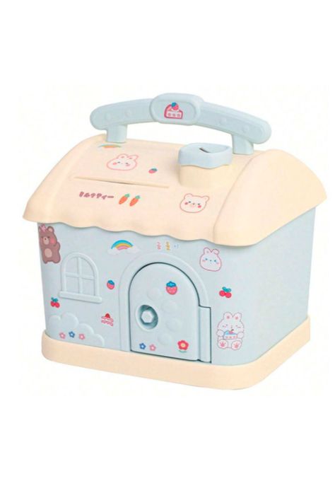 Mini Alcancía Banco Didáctico Infantil Llave-1