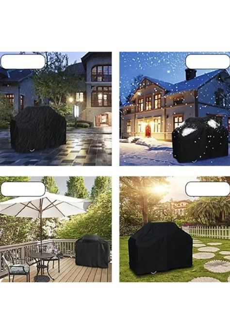 Funda Cobertor Parrilla Exterior Impermeable 145x61x117 CM-5