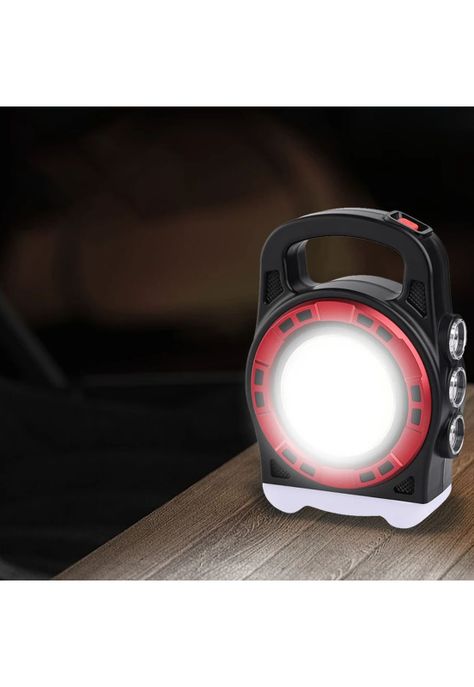 Linterna Luz Solar Exteriores Camping Carga USB-4