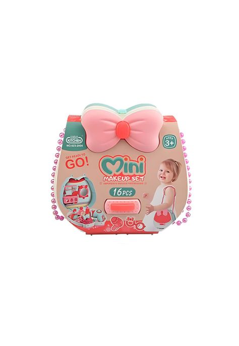 Kit Bolso Mini Make Up Maquillaje Infantil Aprendizaje 16 Piezas-1