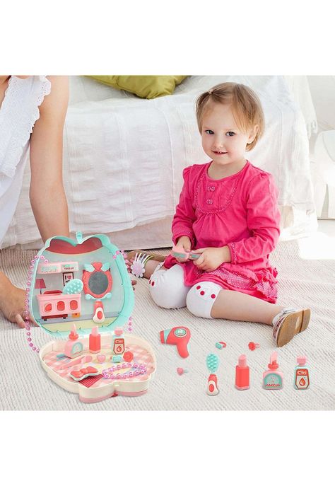 Kit Bolso Mini Make Up Maquillaje Infantil Aprendizaje 16 Piezas-4