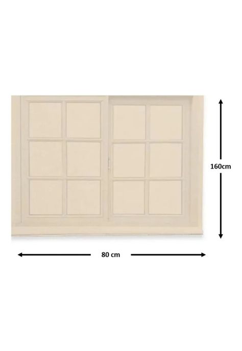 Cortina Roller Rustica Deluxe 80x160 CM Beige-1