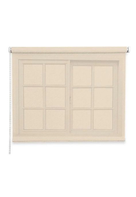 Cortina Roller Rustica Deluxe 100x200 CM Beige-0