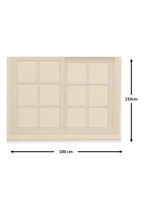 Cortina Roller Rustica Deluxe 100x200 CM Beige-1