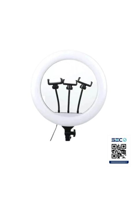 Aro Luz Profesional Gigante 45 CM 3 Soportes Trípode 2.10-3
