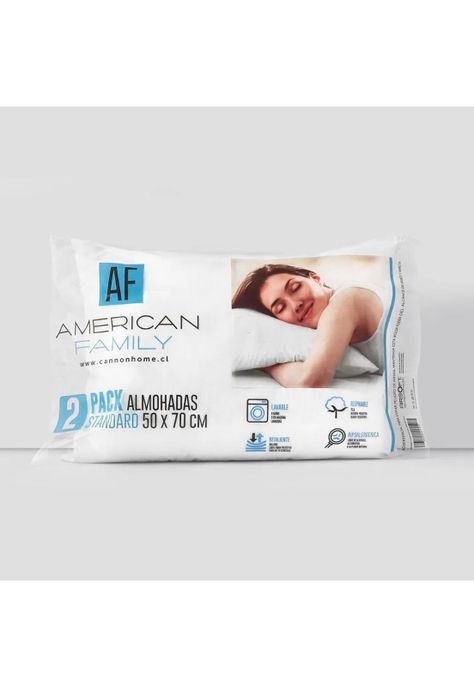 Pack 2 Almohadas Memoria Cannon Flex Hipoalergénica 50 x 70 CM-4