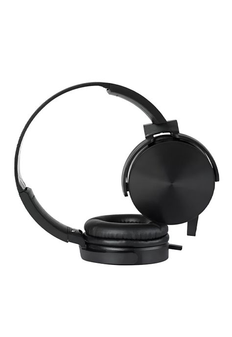 Audífono Extra Bass Micrófono 3.5 MM Plug Estéreo Negro-1