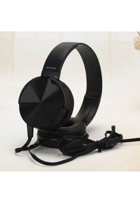 Audífono Extra Bass Micrófono 3.5 MM Plug Estéreo Negro-2