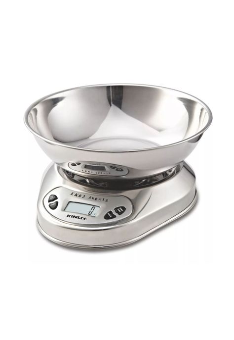 Pesa Cocina Acero Inoxidable 1 GR a 5 KG + Bowl Capacidad 500 GR-0