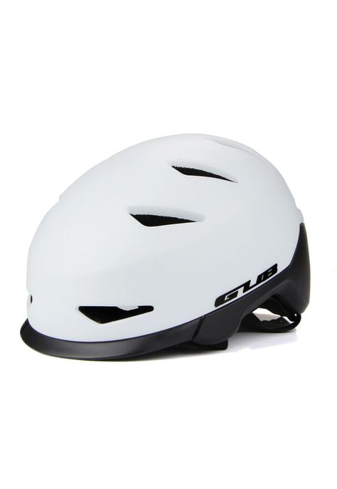 Casco Bicicleta Skate Regulable Profesional M Blanco-2