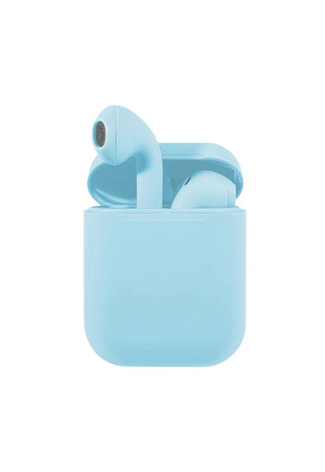 Audífonos Inalámbricos Bluetooth Táctil I12 Tws Celeste-0