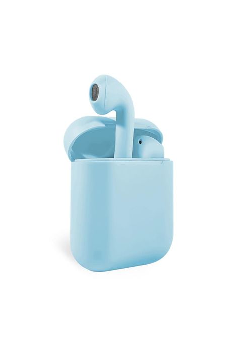 Audífonos Inalámbricos Bluetooth Táctil I12 Tws Celeste-2