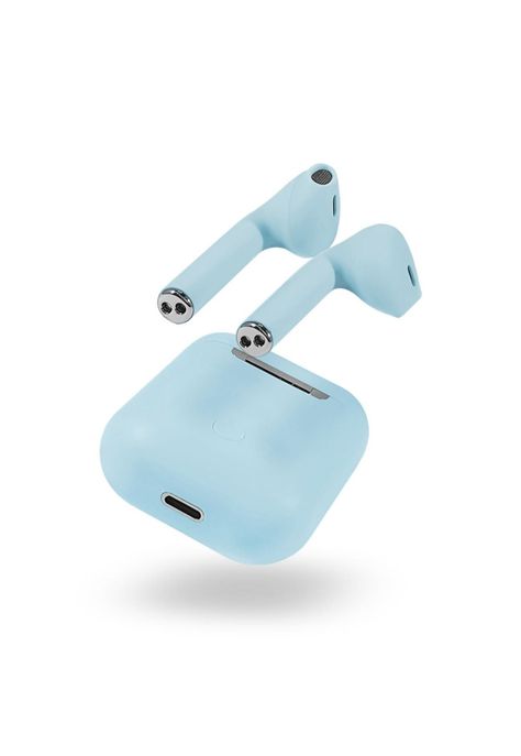 Audífonos Inalámbricos Bluetooth Táctil I12 Tws Celeste-3