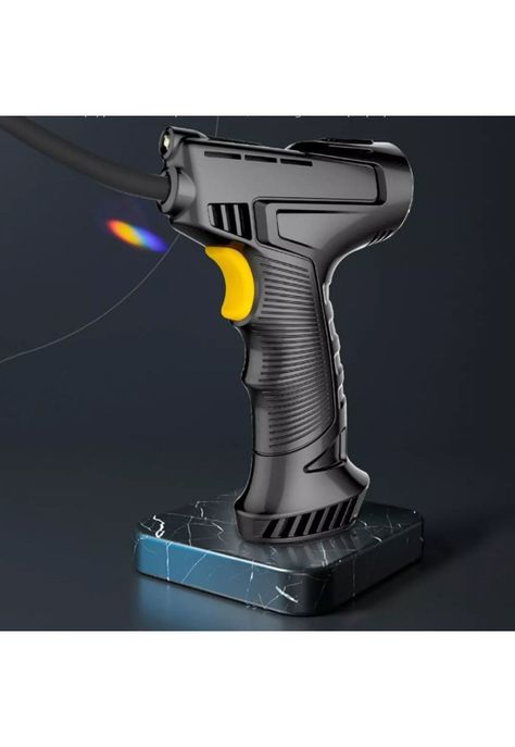 Compresor Portátil 12 V 120 Watt Infla Neumático Auto Negro-6