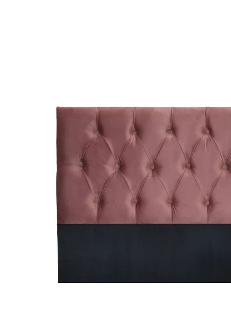 Respaldo Super King Piso Capitone Premiun 200x140 CM Palo Rosa Felpa-1