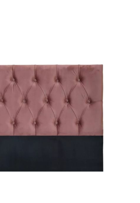 Respaldo Super King Piso Capitone Premiun 200x140 CM Palo Rosa Felpa-2