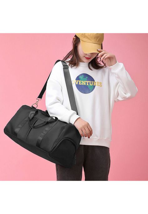 Bolso Duffel Viaje Deportivo Gimnasio Fitness 35 LT Negro-3
