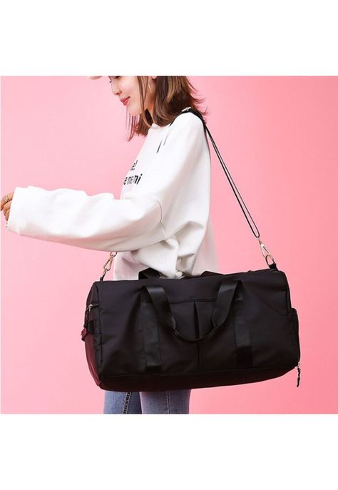 Bolso Duffel Viaje Deportivo Gimnasio Fitness 35 LT Negro-4