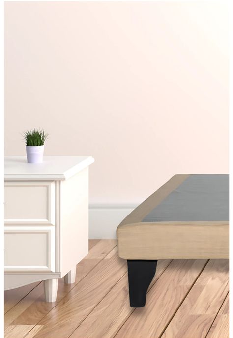 Base Dividida Cama Europea King 200x180 CM Beige Felpa-4