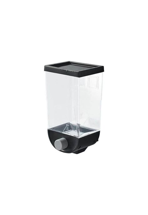 Contenedor Organizador Pared Cereales Azúcar Especies 1 LT Negro-0