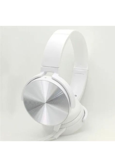 Audífono Extra Bass Micrófono 3.5 MM Plug Estéreo Blanco-3