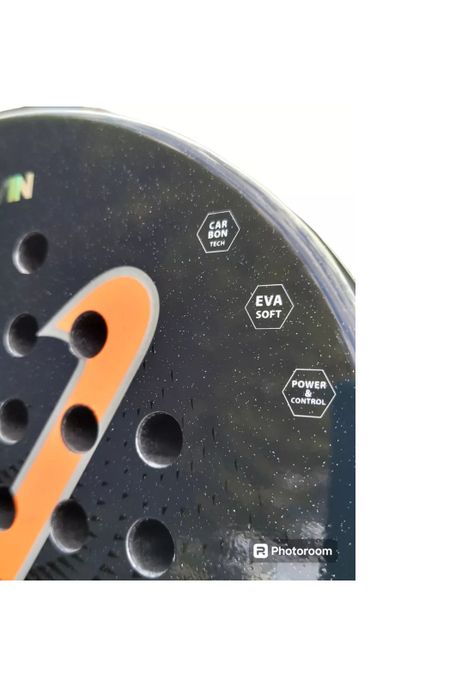 Pala Pádel Carbón Funda Power Control Naranjo-2