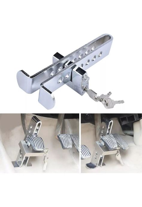 Traba Pedal + Candado Bicicleta Antirrobo Seguridad-5