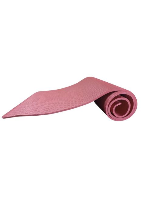 Mat Alfombrilla Yoga Pilates Ejercicio 8 MM Rojo-0