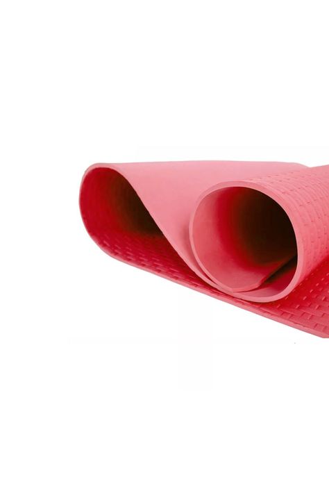 Mat Alfombrilla Yoga Pilates Ejercicio 8 MM Rojo-2