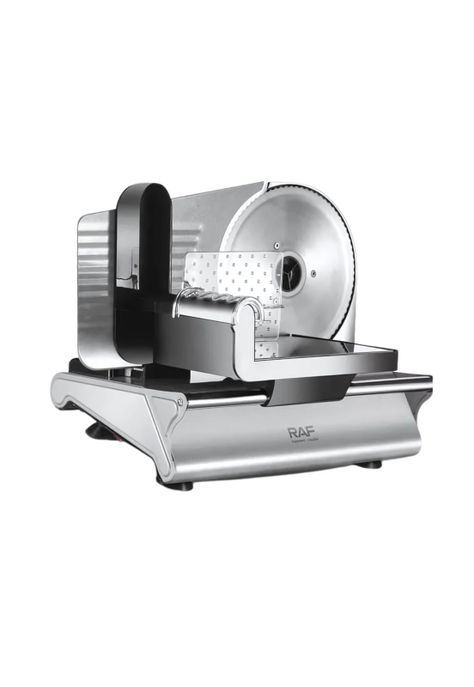 Cortadora Rebanadora Carne Fiambre Eléctrica Plata 200 W-0