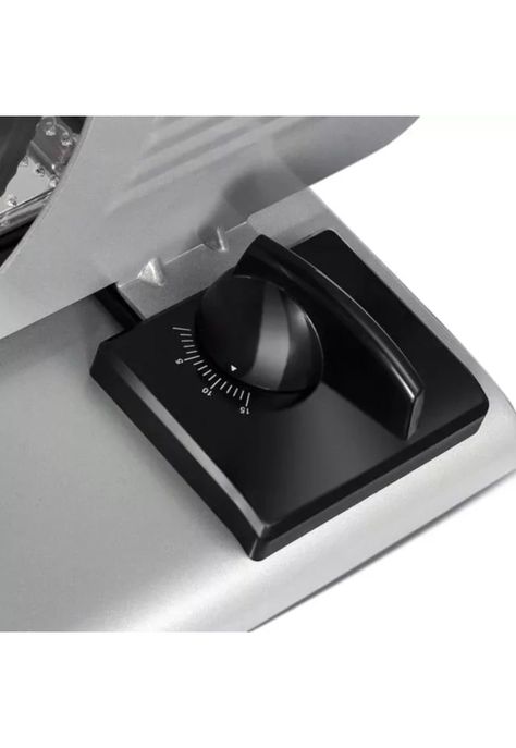 Cortadora Rebanadora Carne Fiambre Eléctrica Plata 200 W-3