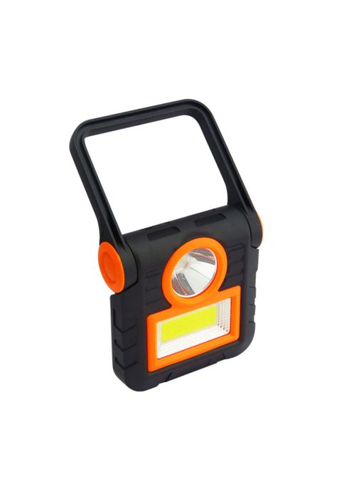 Linterna LED + COB LED Recargable Negro-0