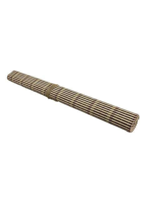 Cortina Persiana Roller Enrollable Bambú Chocolate 120x180 CM-1