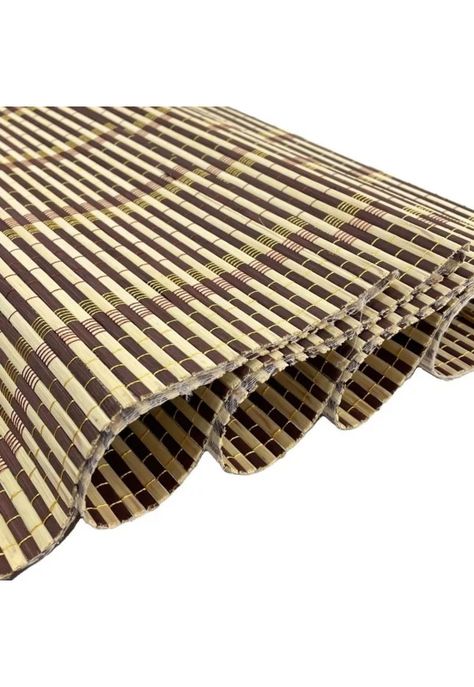 Cortina Persiana Roller Enrollable Bambú Chocolate 120x180 CM-2