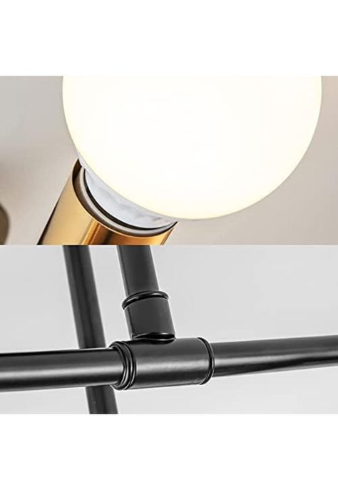 Lámpara Techo Colgante Iluminación 6 Focos E27-1