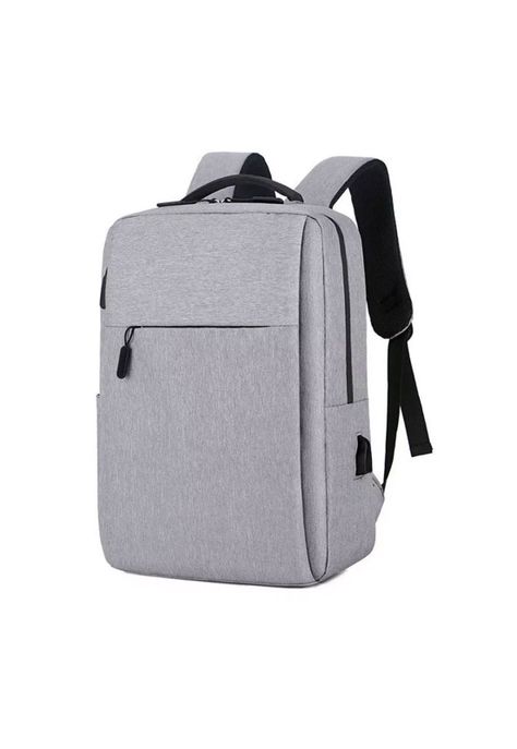 Mochila Notebook Impermeable Puerto USB 20-35 LT Gris-1
