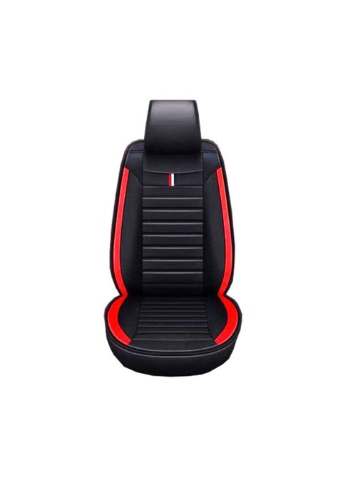 Funda Asiento Auto Deluxe Eco Cuero Milán Rojo-0