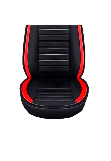 Funda Asiento Auto Deluxe Eco Cuero Milán Rojo-2