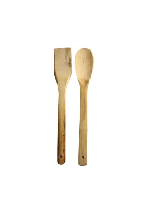 Set Utensilios 4 Piezas Bambú Cocina Antiadherente-1