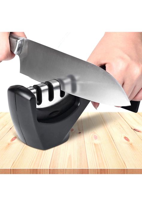 Afilador Cuchillos Cocina Knife Sharpener 3 Medidas-3