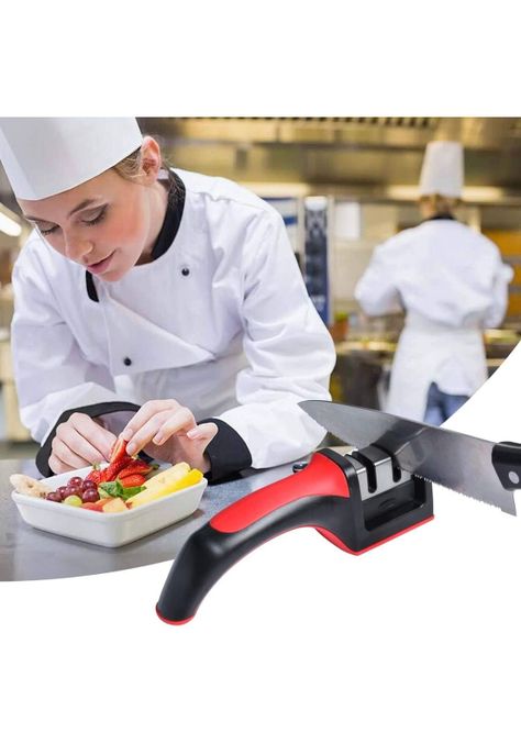 Afilador Cuchillos Cocina Knife Sharpener 3 Medidas-7
