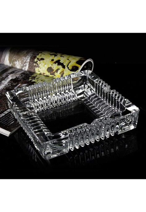 Set 3 Ceniceros Cristal Tallado 11.5x3 CM-3
