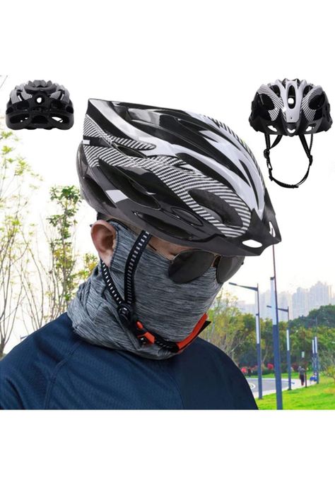 Casco Blanco Bicicleta Profesional Full Seguridad Luz-5