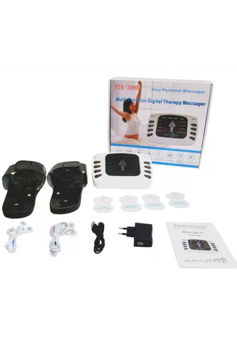 Maquina Masajeadora Terapia Pulso Eléctrico Digital-4