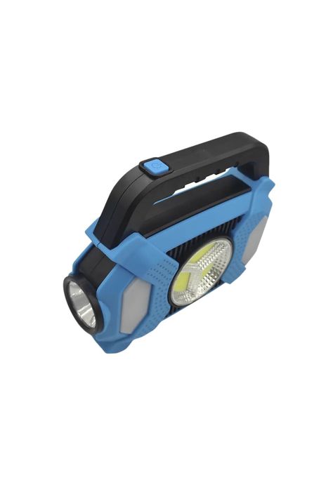 Linterna Luz Solar Exteriores Camping 20 Watt Celeste-1
