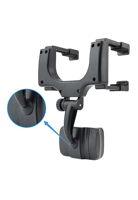 Soporte Celular Espejo Automóvil Negro-1