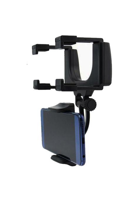 Soporte Celular Espejo Automóvil Negro-2