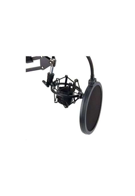 Kit Soporte Micrófono Condensador Brazo Antipop Araña-1